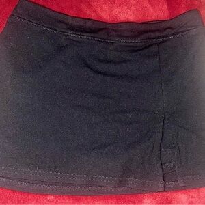 Urban Outfitters Black Mini Skort with Side Slit